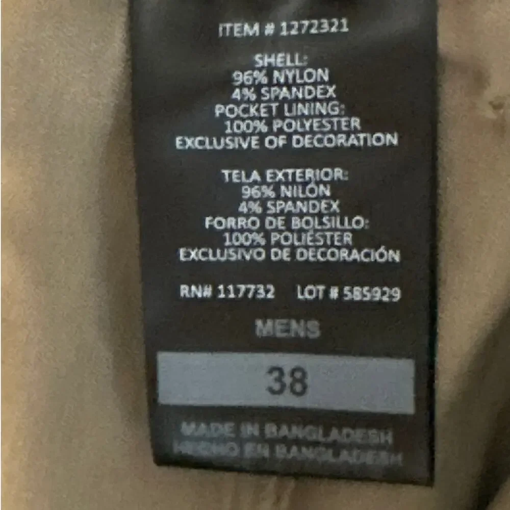 Gerry Venture Shorts Men's Brown Tan Khaki Sz 38 Adjustable Waist Casual Stretch